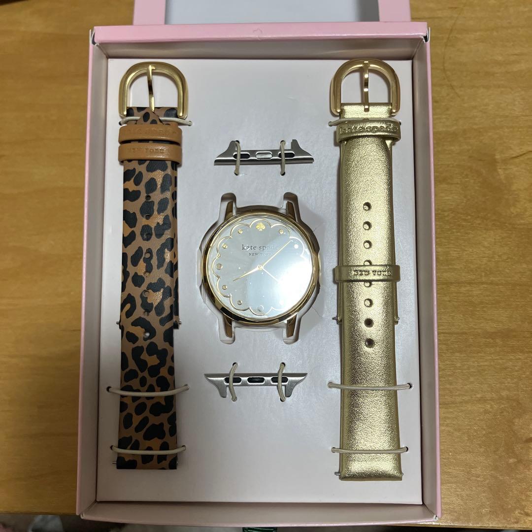 【新品未使用】♡ケイトスペード♡腕時計♡レオパード♡ゴールド♡