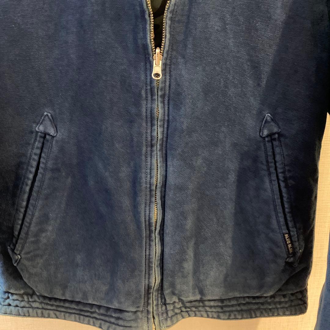 BLUE BLUEインディゴ　　　　　　 リバーシブルジャケット　迷彩