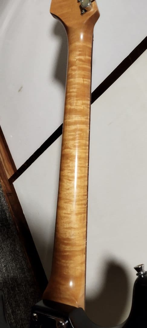 初期ロゴ Photogenic フォトジェニック エレキギター バリトラ杢ネック