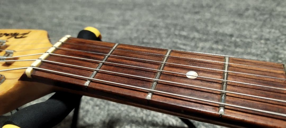 初期ロゴ Photogenic フォトジェニック エレキギター バリトラ杢ネック