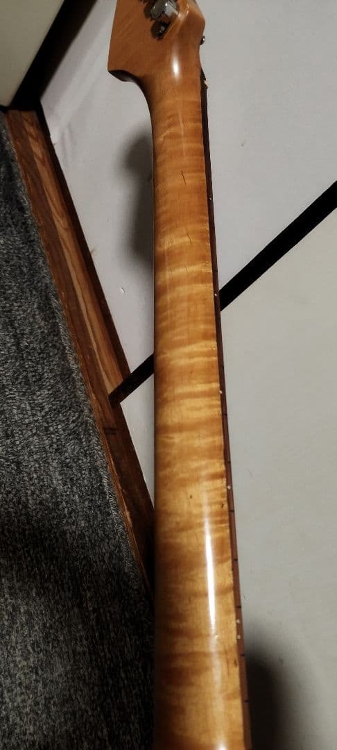 初期ロゴ Photogenic フォトジェニック エレキギター バリトラ杢ネック