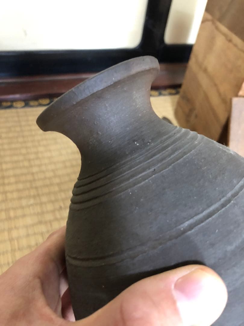 古い南蛮の壺 鬼の腕 骨董民芸茶道具花器