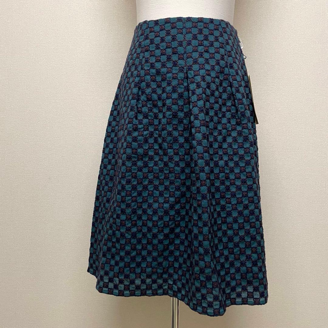 【新品タグ付き】Sybilla ジャガード織高級感エレガントフレアスカート