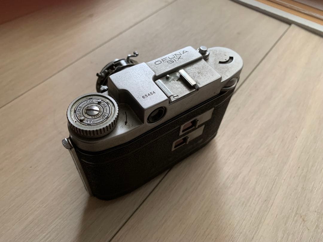 Ofuna six フィルムカメラ レザーケース付き 蛇腹カメラ
