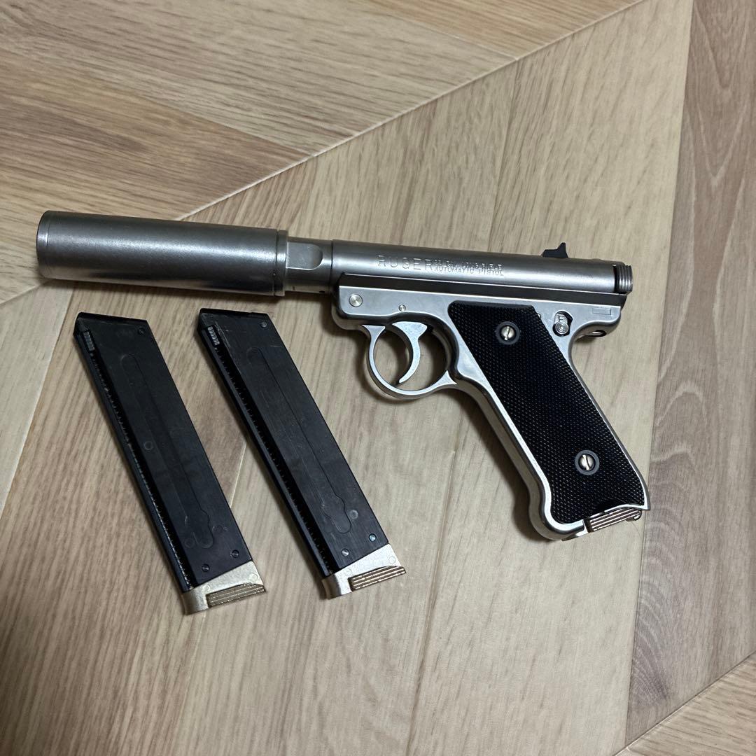 サバゲー最強サイドアーム　マルシン　スタームルガー　アサシンズ　スペアマグ２本付