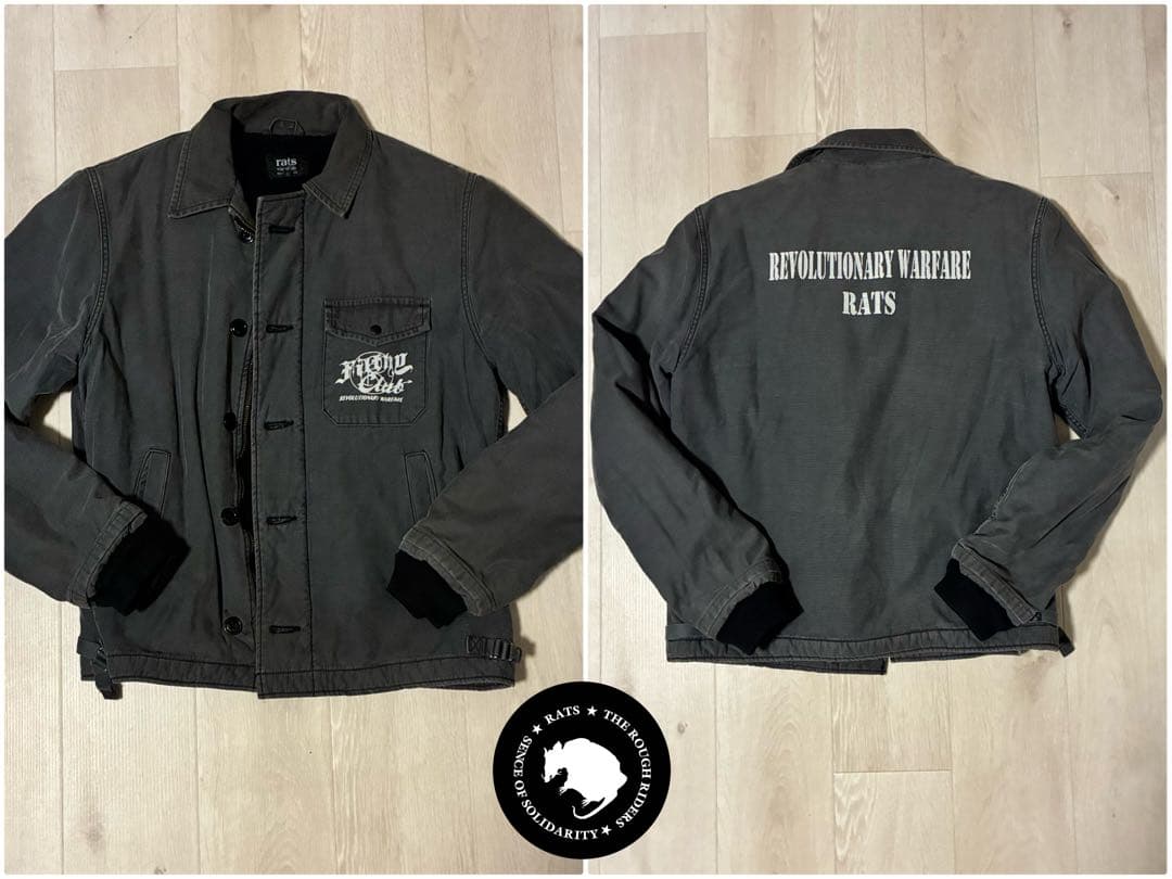 値下　RATS デッキジャケット　ジャンパー　サイズL グレー