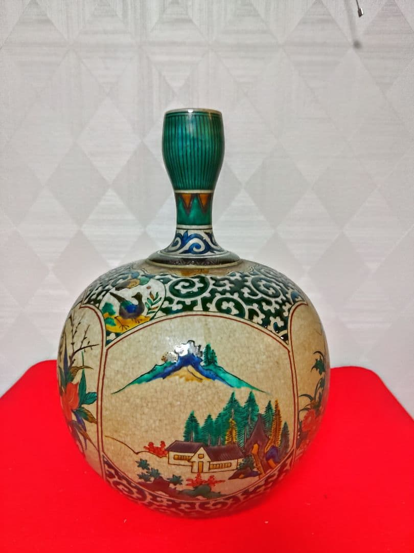 お気に入り　九谷焼　飾り壺