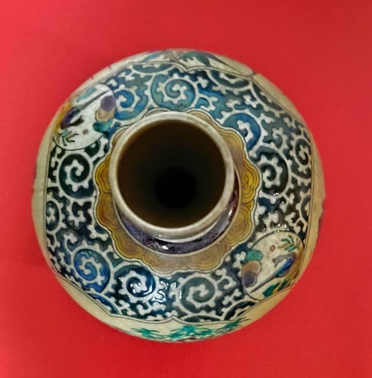 お気に入り　九谷焼　飾り壺