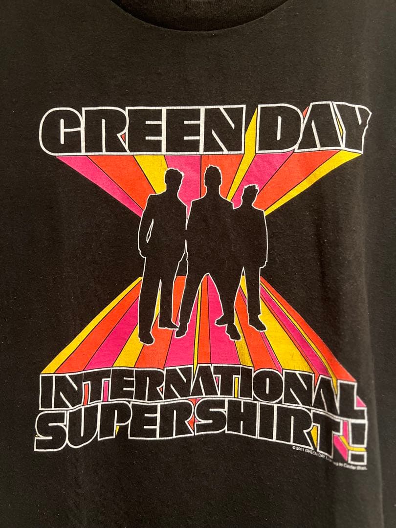 00s GREEN DAY ヴィンテージ Tシャツ L ブラック