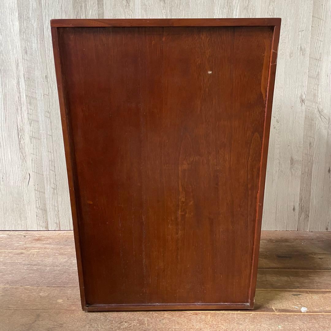 書類箪笥 書庫 桐製チェスト 便利仕分けチェスト キャスター付 大容量 書類棚