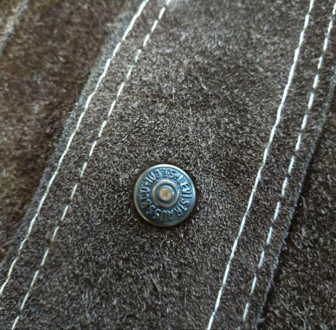 状態◎　70S　リーバイス　ビッグE　スエード　サファリジャケット　リバーシブル