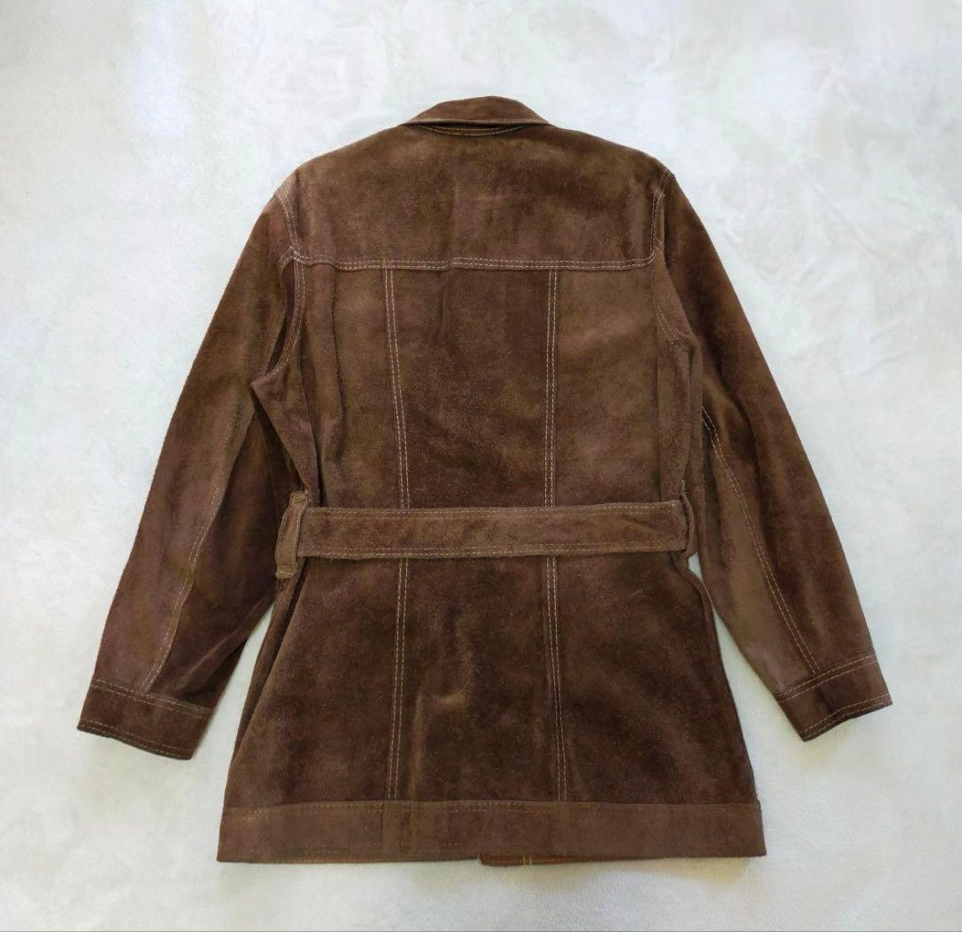 状態◎　70S　リーバイス　ビッグE　スエード　サファリジャケット　リバーシブル