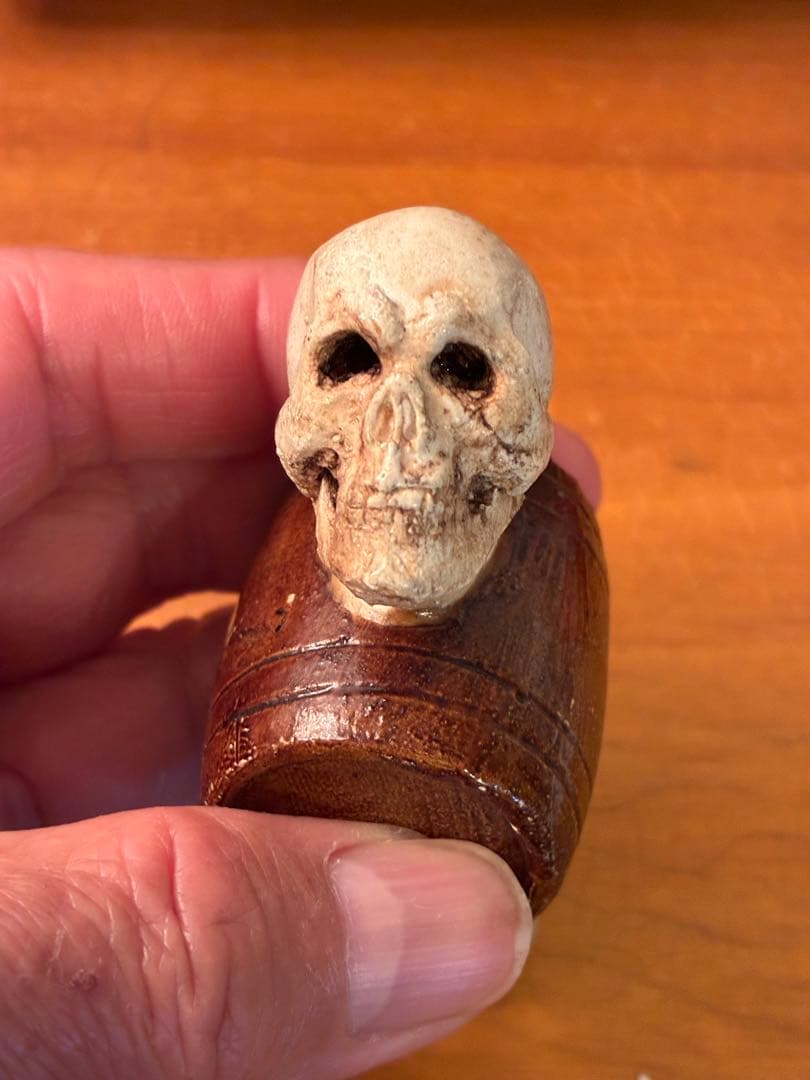 ビンテージ　スカル　髑髏　骸骨　ハロウィン　ミッドセンチュリー ネイバーフッド