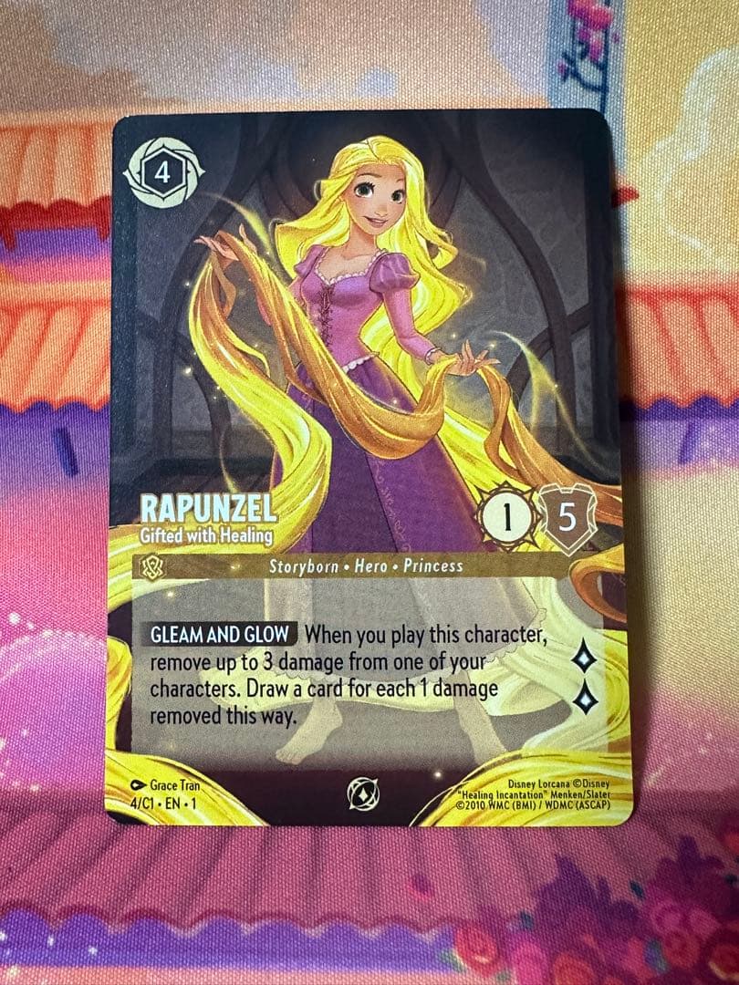 ラプンツェル　ロルカナ　Lorcana 大会限定　プロモ　英語版　入賞者