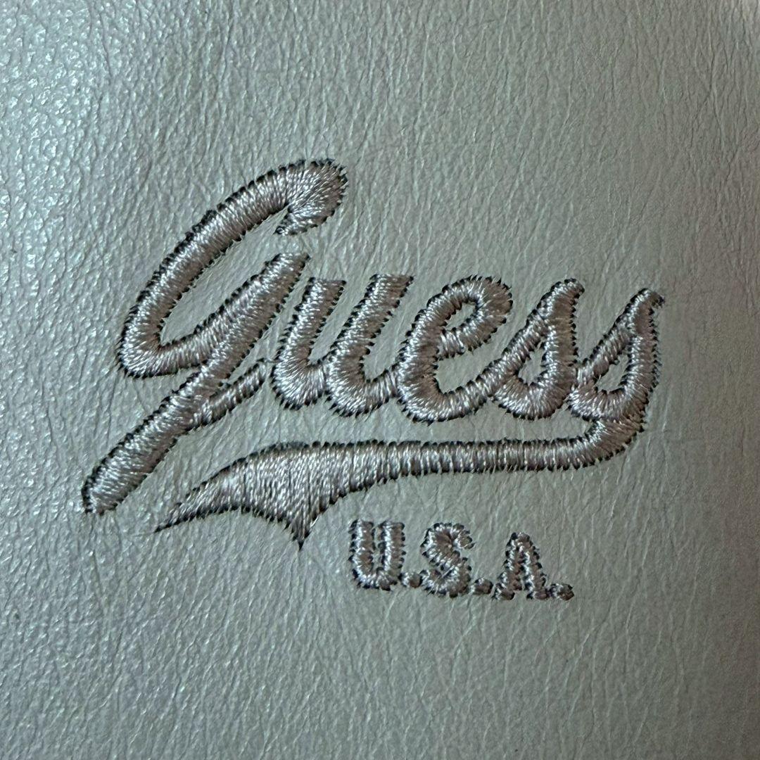 ゲス USA リアルレザー本革トラッカージャケットライダース　M〜L