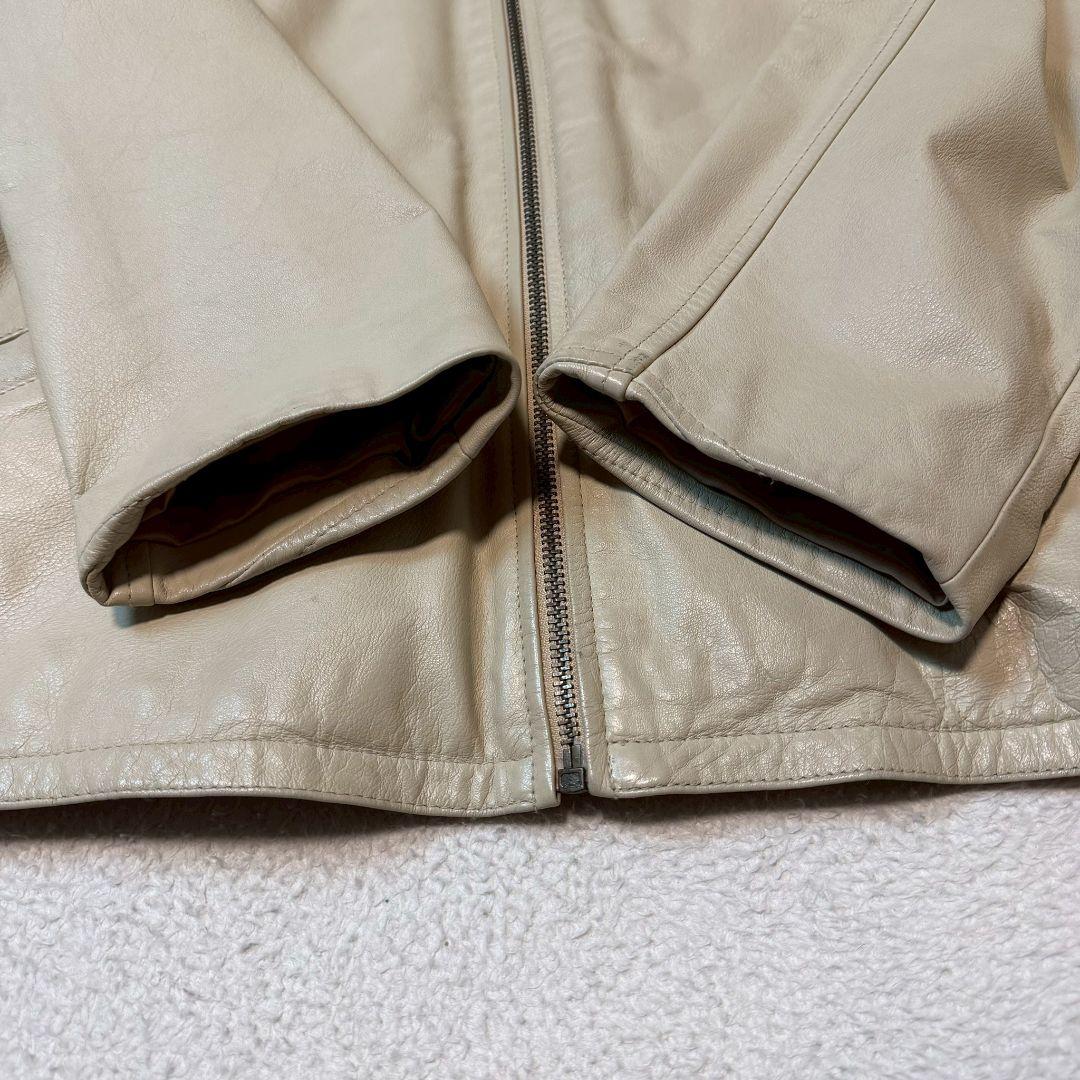 ゲス USA リアルレザー本革トラッカージャケットライダース　M〜L