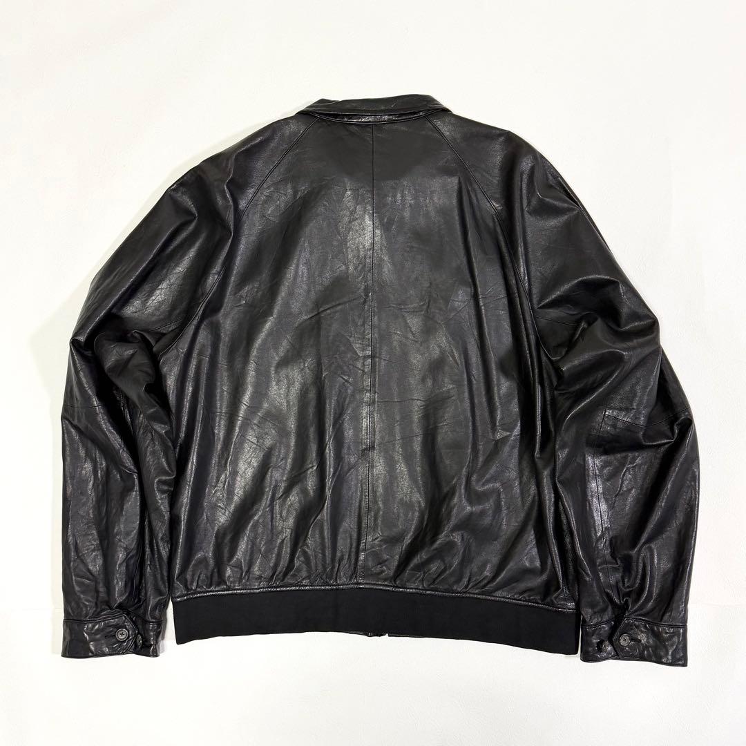 ポロラルフローレン レザージャケット シングルライダース ブラック XL