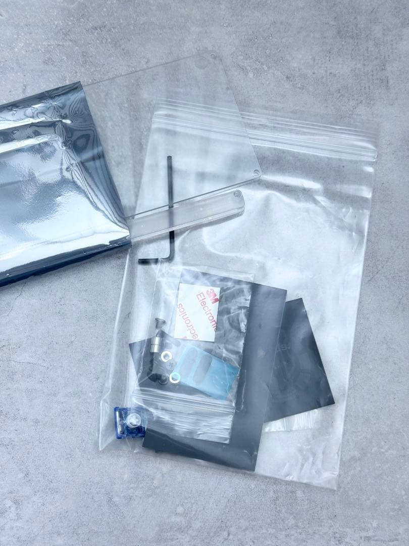 GoForty v2 Ortho アルミケース キースイッチ キーキャップ付