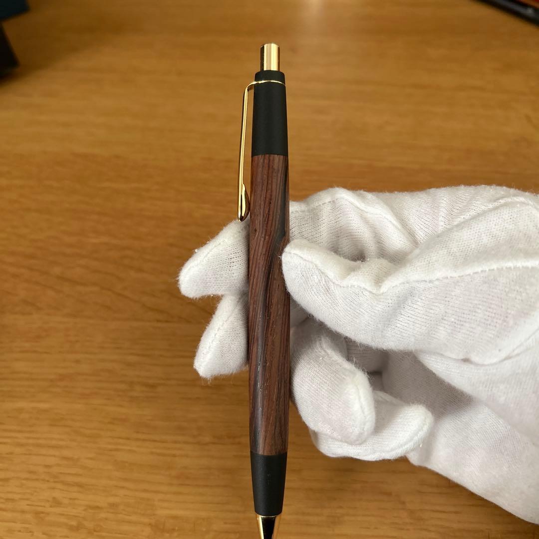野原工芸 紫檀　木のシャープペン　0.5mm