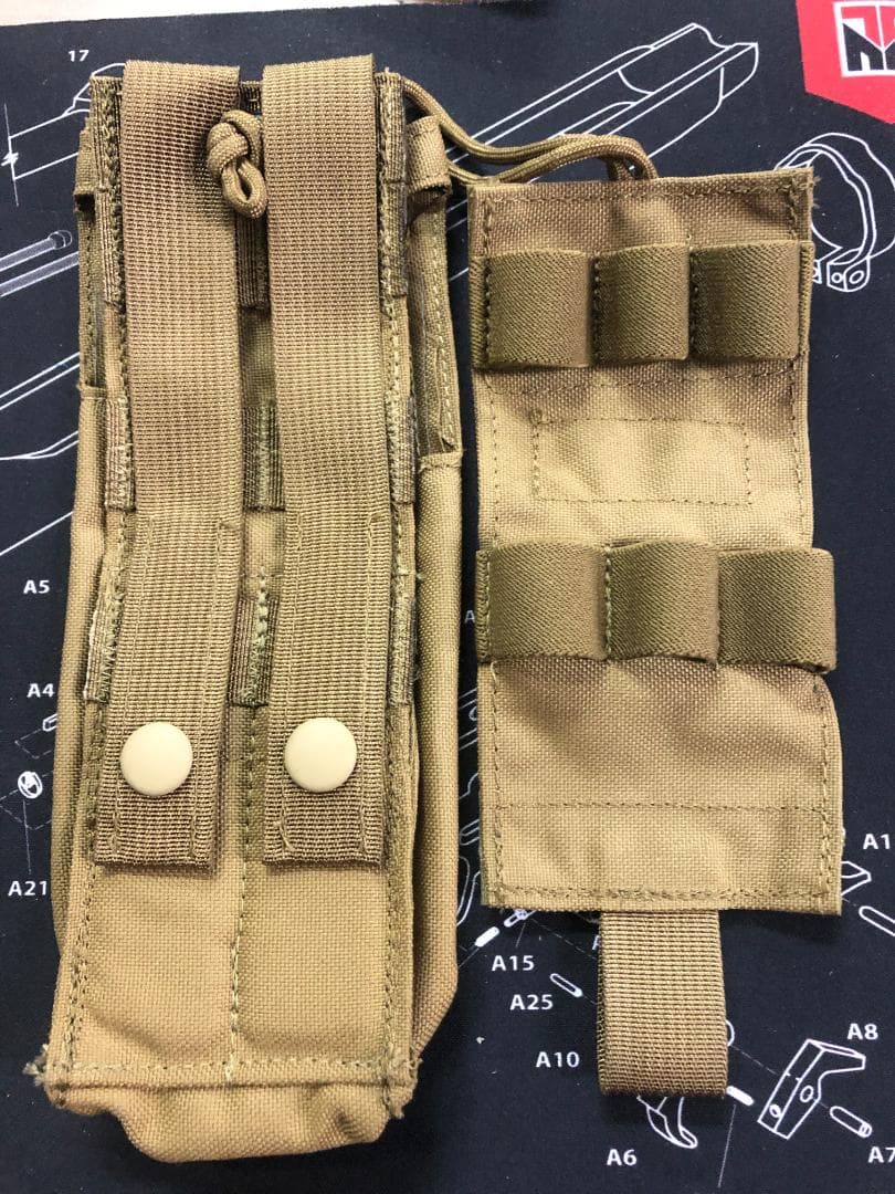 LBT-6015 PRC-152 MBITR ラジオポーチ コヨーテブラウン