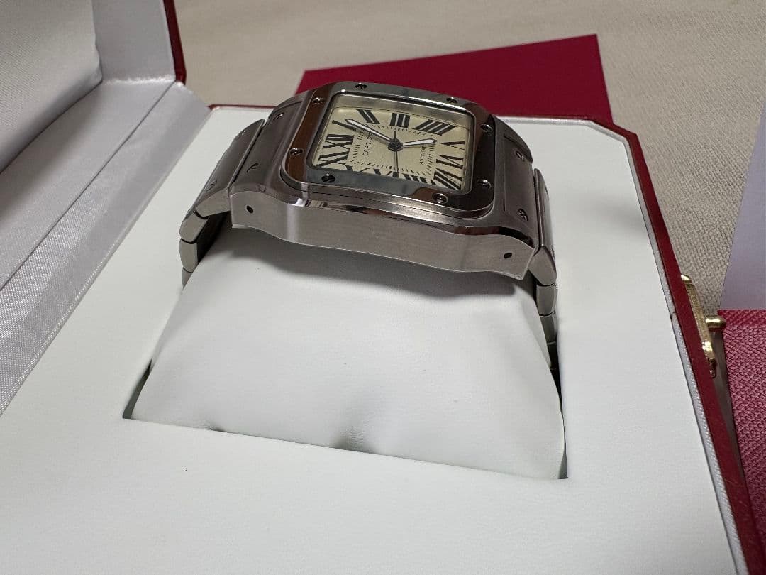 し*け様 カルティエ CARTIER W200737G サントス100LM 自動