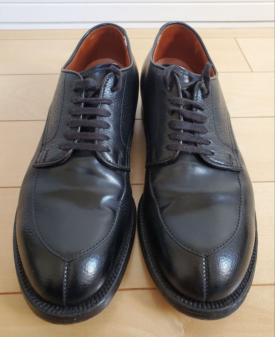 【別注】BEAMS×ALDENスコッチ & コードバン Vチップ7.5 黒