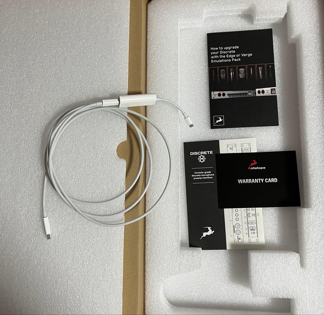 野菜生活antelope audio discrete8 箱、備品あり