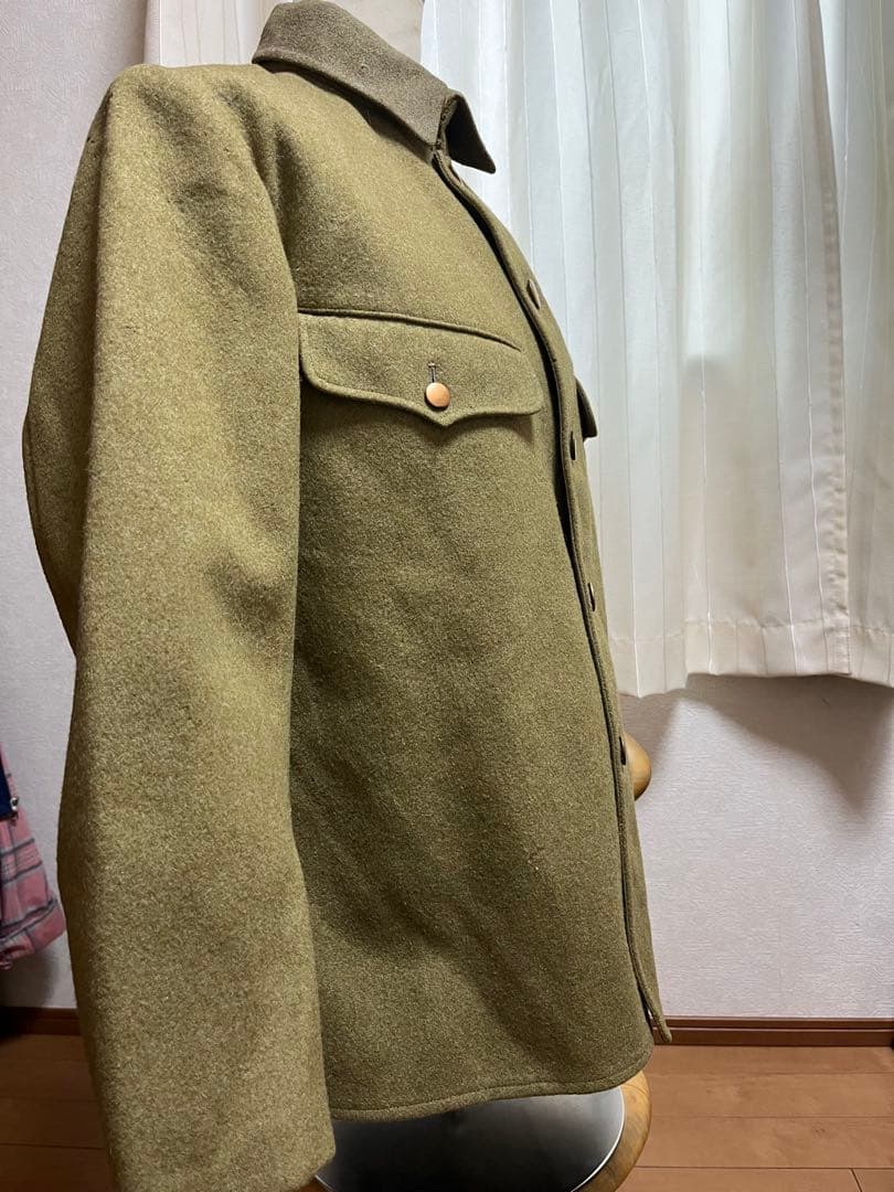 旧日本陸軍 兵士用 昭五式改折襟 軍衣 軍服 昭5式 軍衣