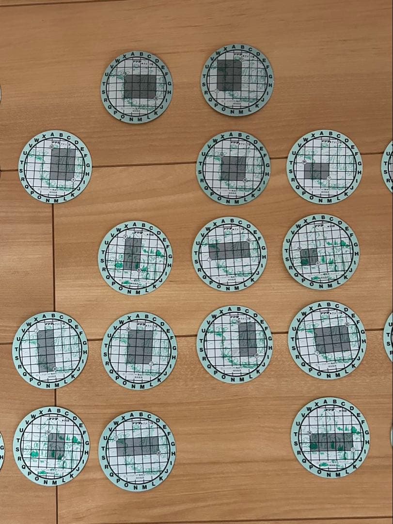 【中古品】ドラゴンボールＺキャラカーン 丸カード 38枚セット