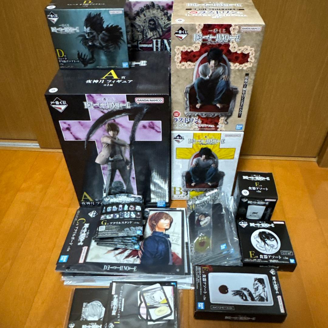 れ*ー様 デスノート 一番くじ 全賞セット フィギュア アクリルボード ポスター