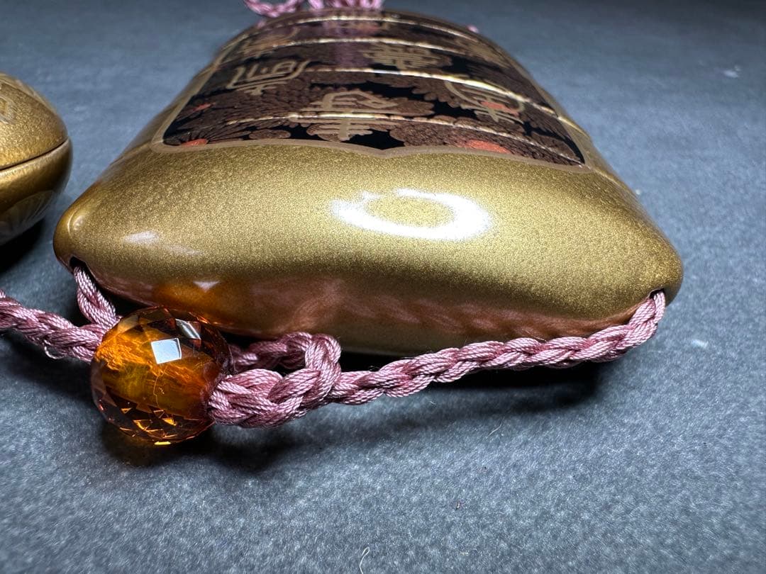 蒔絵　印籠　漆器　古美術品　 細密細工　骨董　アンティーク　彫刻 工芸品