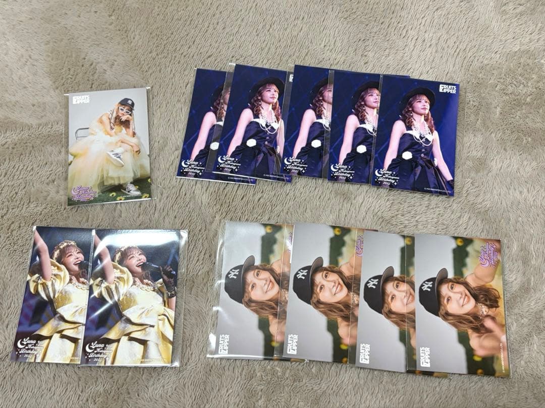 FRUITSZIPPER 仲川瑠夏生誕記念2025すきくじ 下位賞　まとめ売り