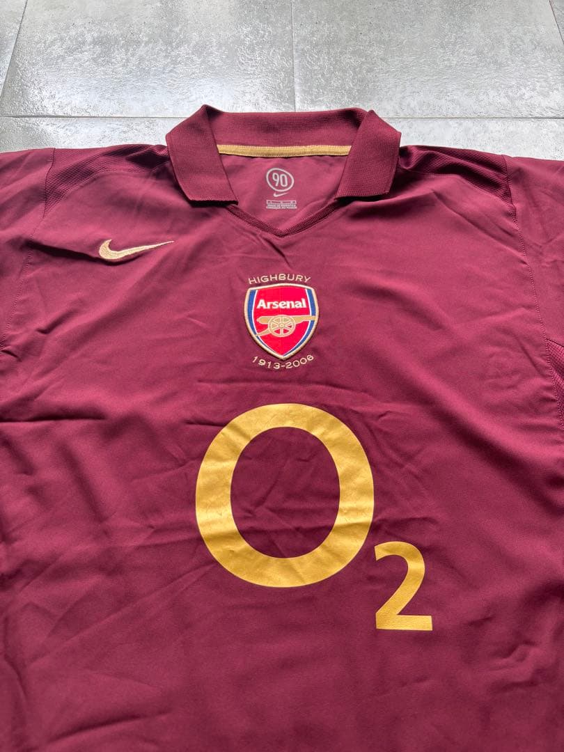 国内正規品　05-06 アーセナル　ナイキ　ユニフォーム　ハイバリー　Lサイズ
