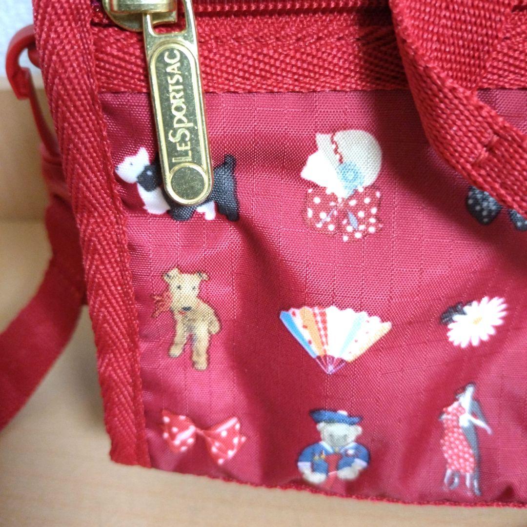 LeSportsac×ピンクハウス ショルダーバッグ 赤 新品タグ付 2way