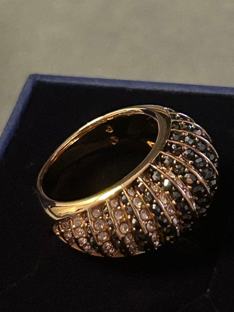 Swarovski domed ラグジュアリードームド リング 52/11号