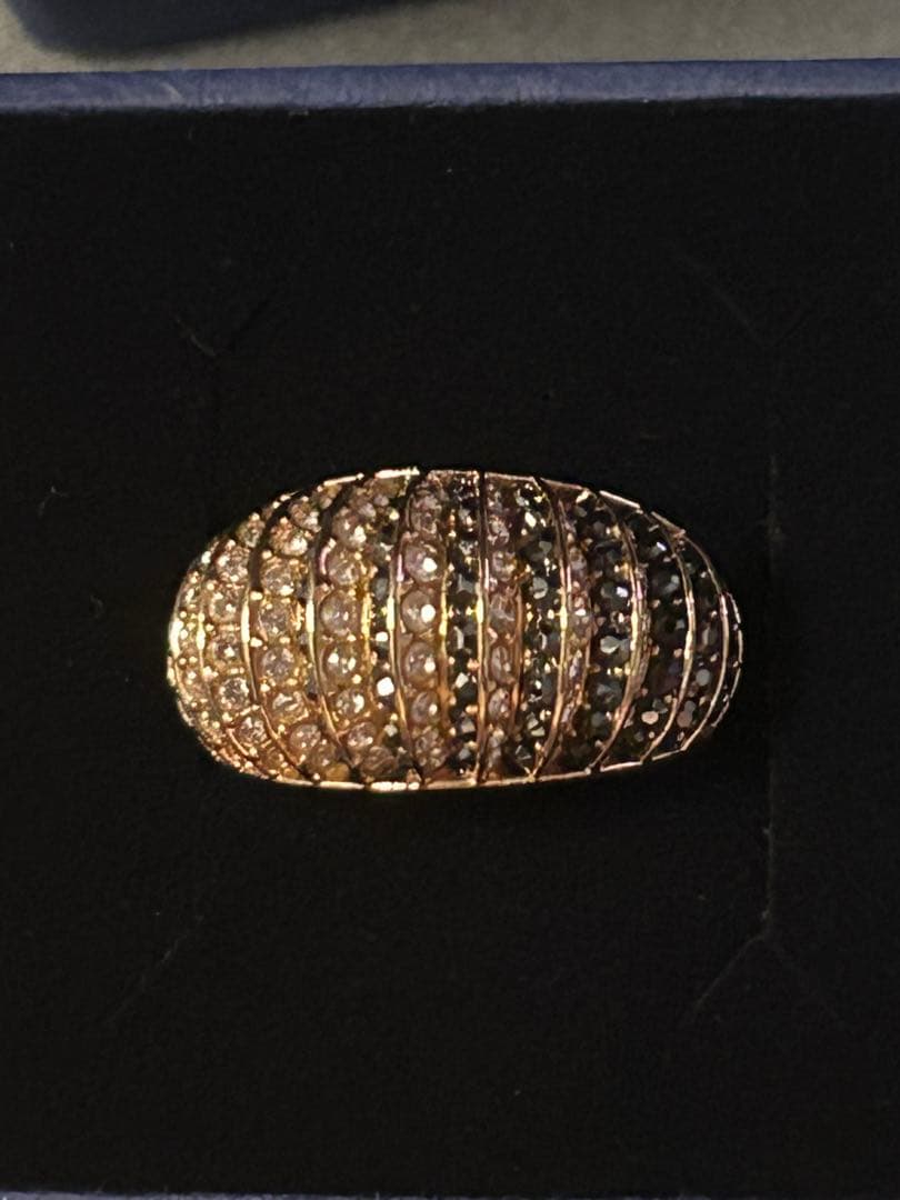Swarovski domed ラグジュアリードームド リング 52/11号