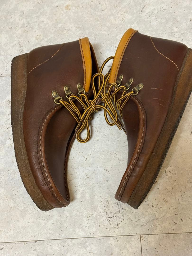 美品　クラークス ワラビー ロック　ROCK EBONY LEATHER 2 7