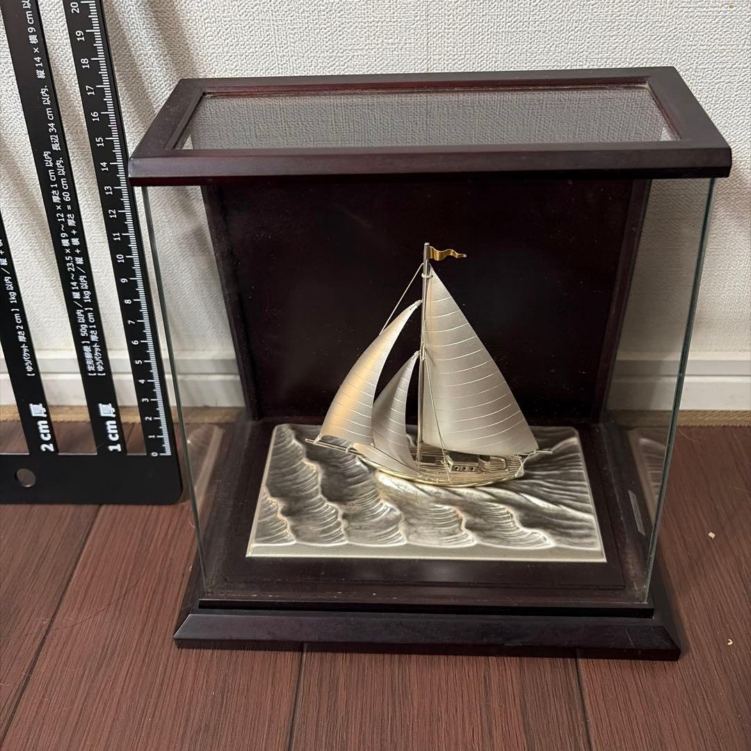 武比古TAKEHIKOヨットシリーズ精巧で瀟洒SILVER985銀細工略歴書付