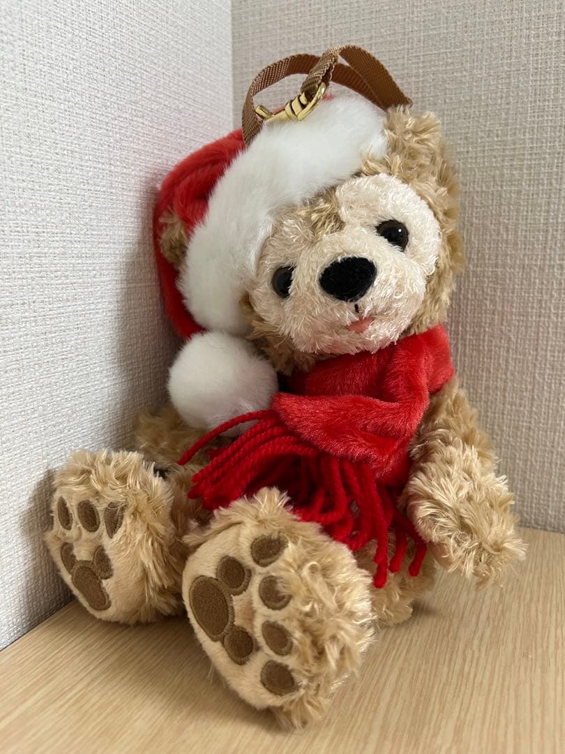 【新品未使用タグ付き】ダッフィー　ぬいぐるみポーチ　クリスマス