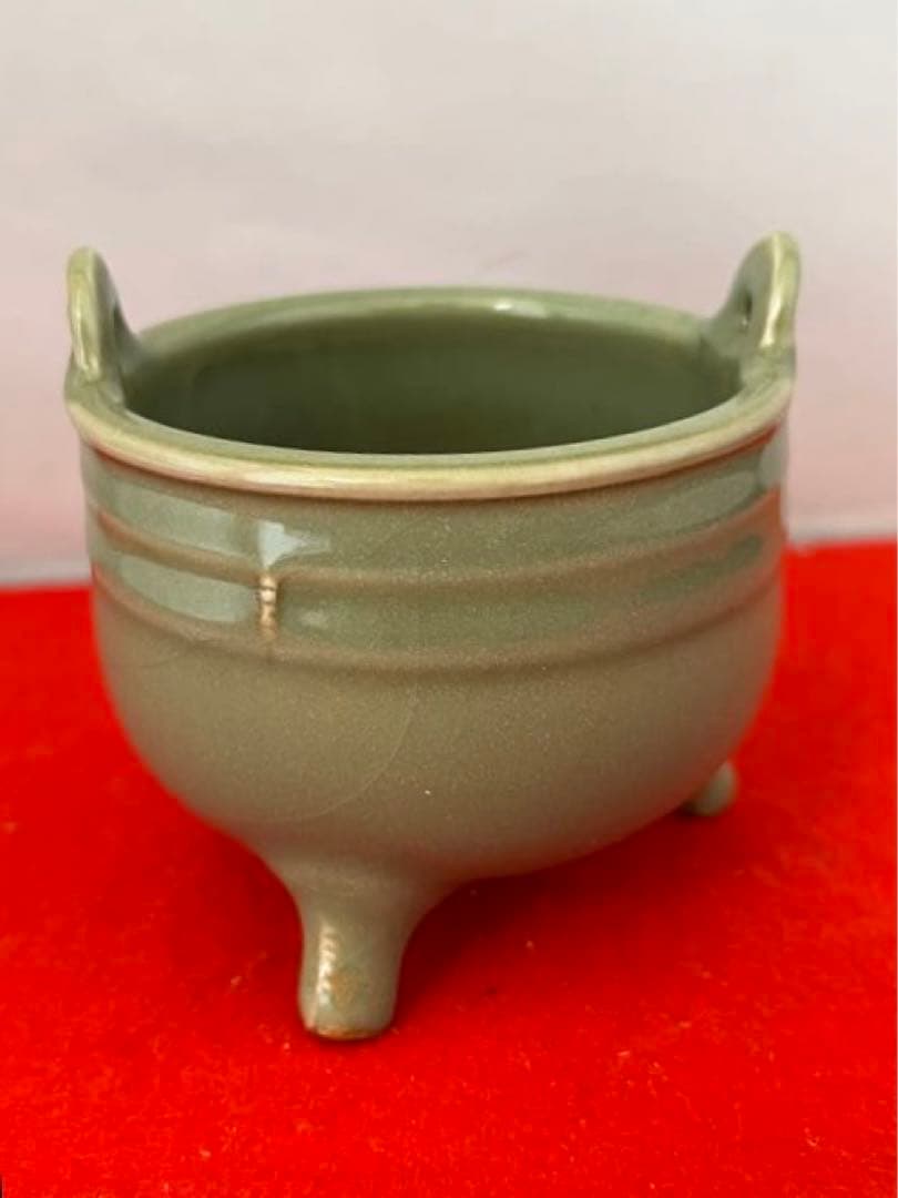 香炉　龍泉窯香炉 :XG8-1