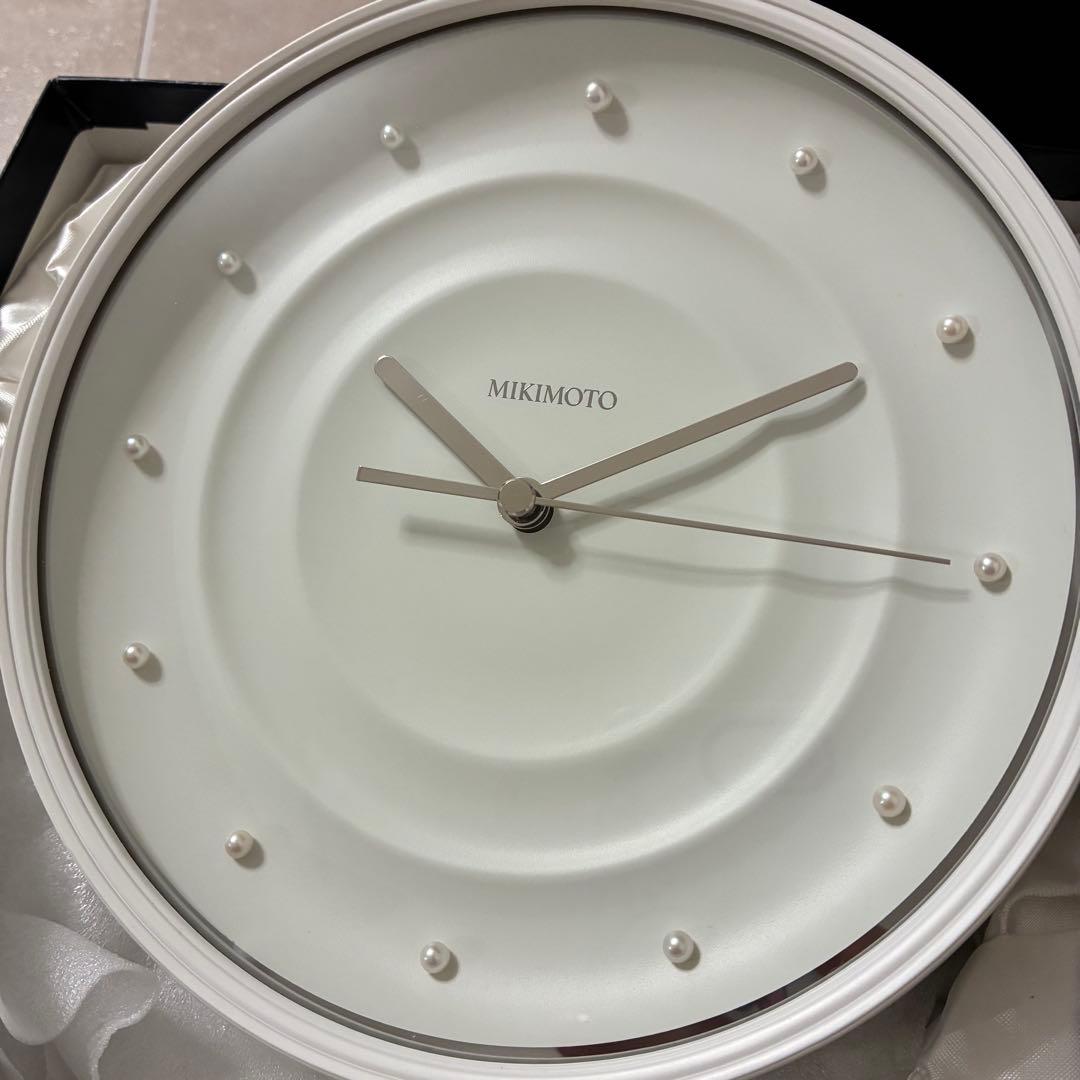 【新品未使用】レア‼️MIKIMOTO ミキモト　パール　掛け時計