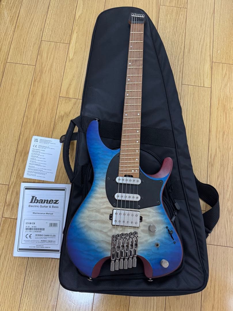 Ibanez QX54QM-BSM ヘッドレスギター
