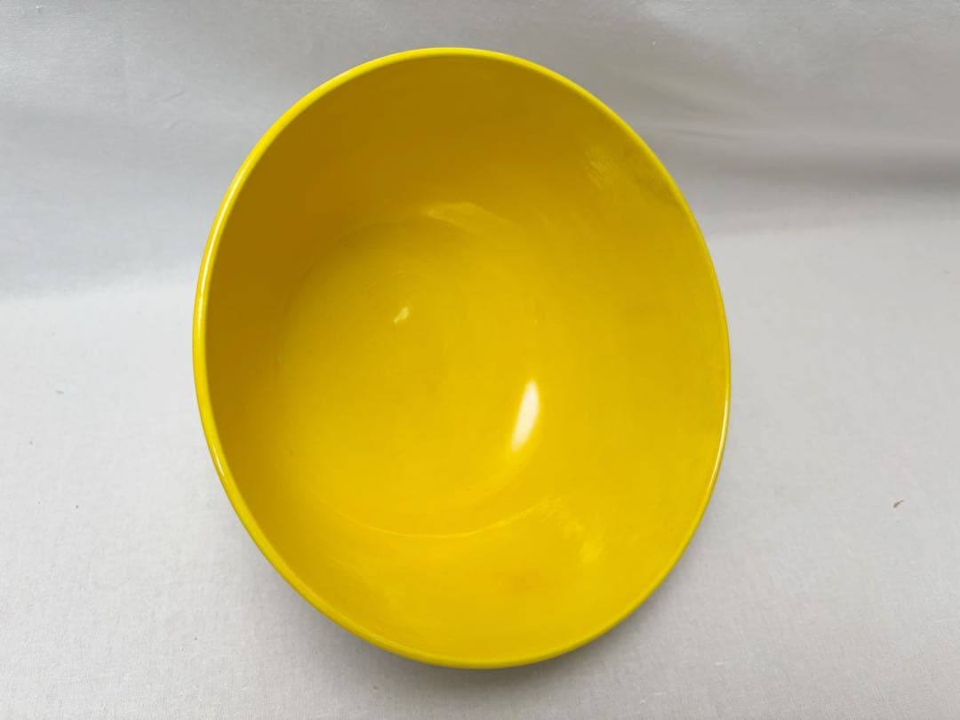 未使用 茶道具 平安 萬珠堂作 黄交趾 鳳凰文菓子鉢 菓子器 陶印 盛鉢 共箱