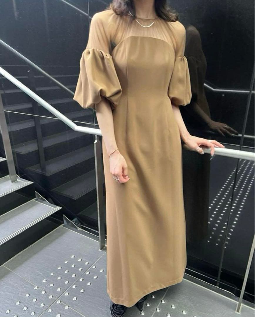 スーツ・フォーマル・ドレス Ameri SOUFFLE SLEEVE ETTE DRESS S