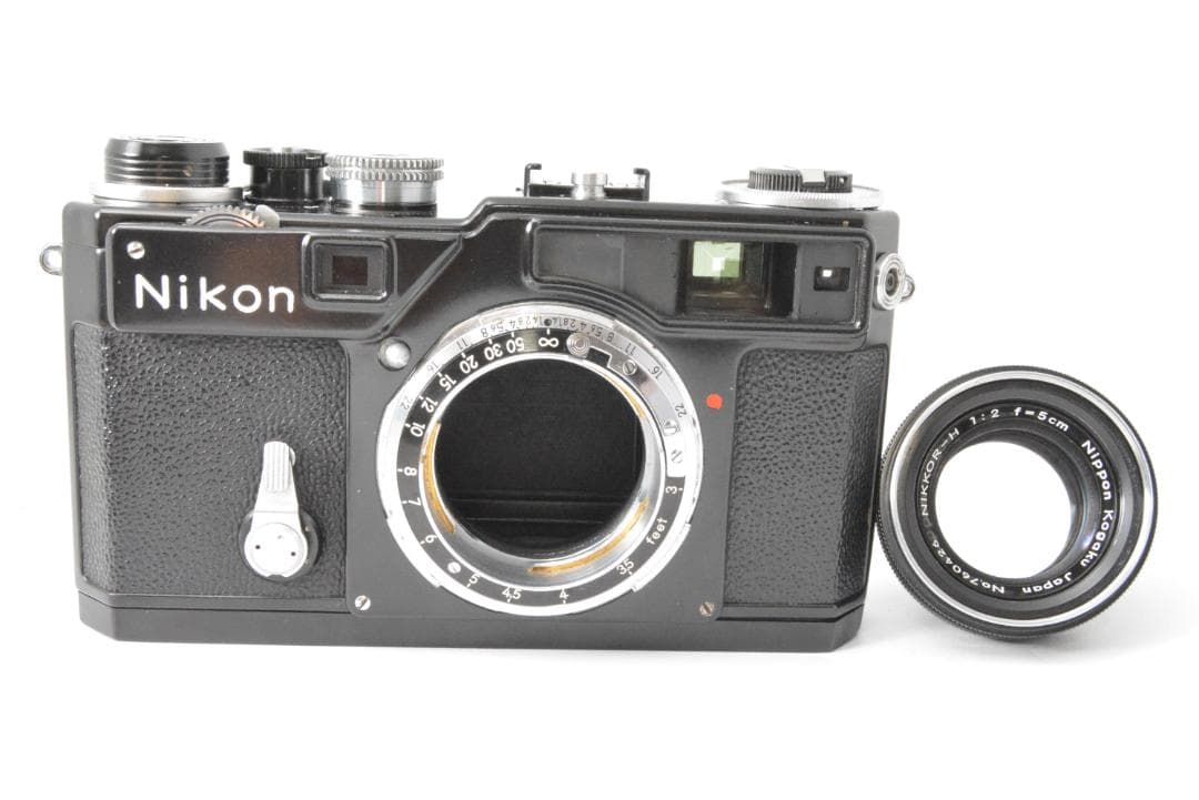 ■美品■ニコン　Nikon SP＋50mm F2 ブラック ボディ