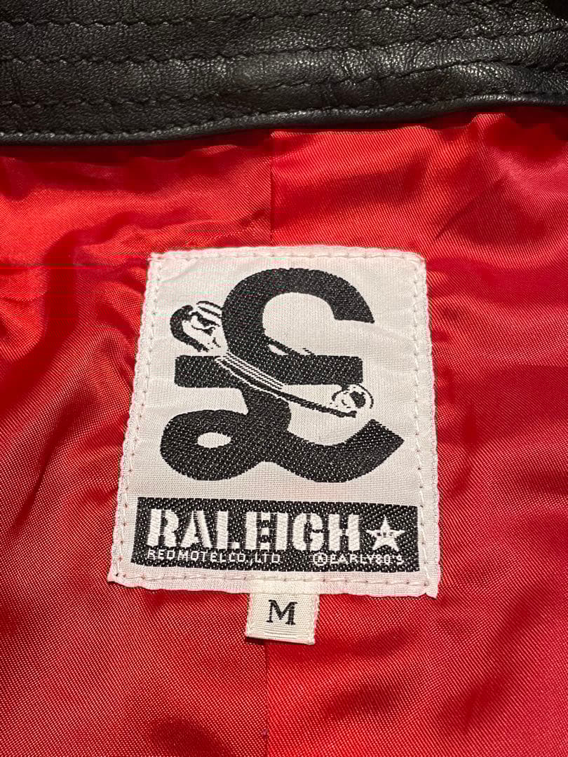 RALEIGH ラリー レザー シングルライダース M mackshow