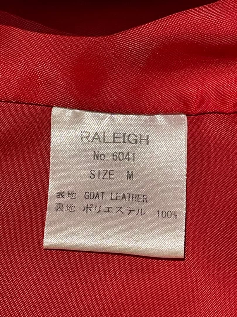 RALEIGH ラリー レザー シングルライダース M mackshow