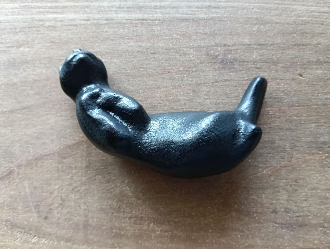 MIKIMOTO 猫の文鎮 「以猫伝心」 南部鉄器