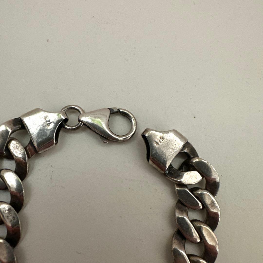 ヴィンテージイタリア製シルバー925 喜平ブレスレット/ ITALY 925