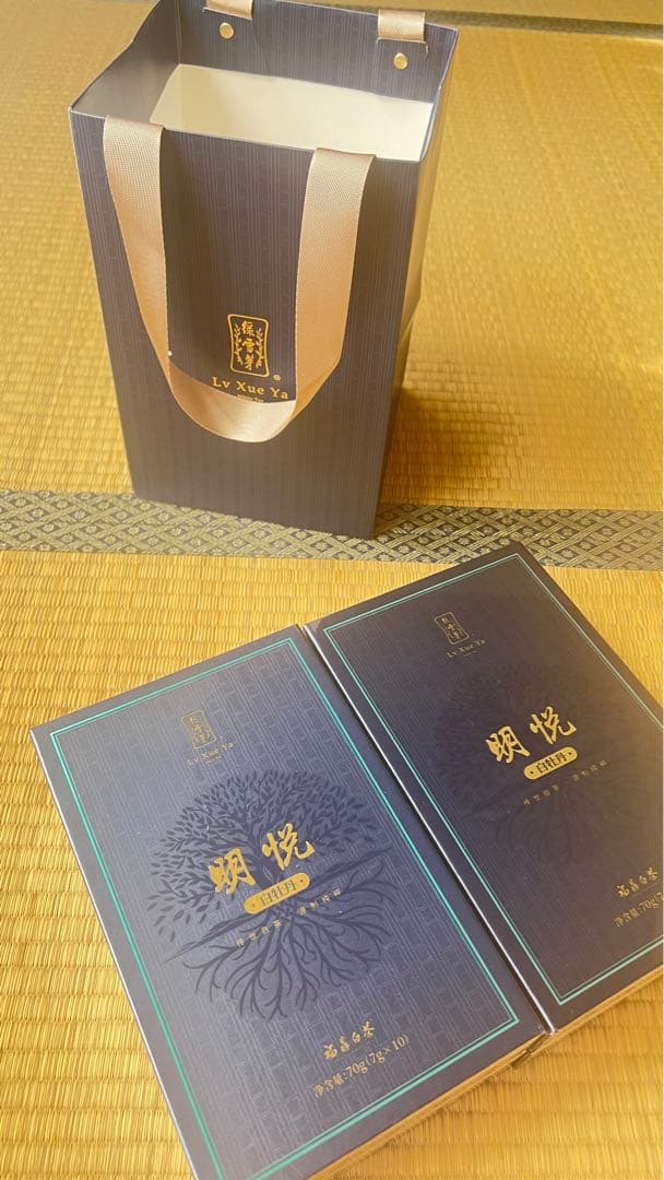 明悦 白茶 70gx2（中国茶　白茶）